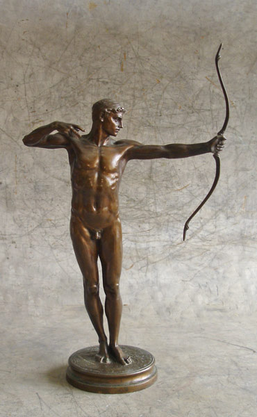 L'archer restauré.