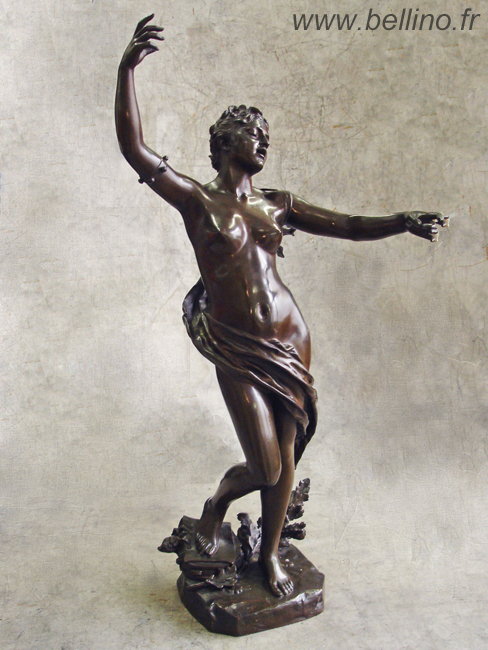 Le bronze de Felix Charpentier après patine 