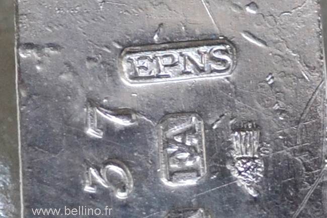 Poinçon electroplated nickel silver
